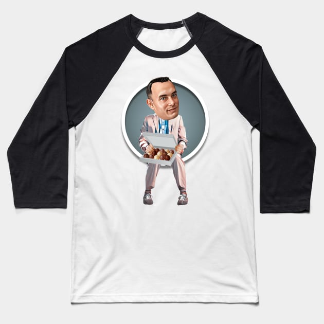 Forrest Gump Baseball T-Shirt by Zbornak Designs